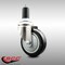 Service Caster 4 Inch 316SS Black Polyurethane Wheel Swivel 1-3/8 Inch Expanding Stem Caster SCC-SS316EX20S414-PPUB-BLK-138 - alternate 1